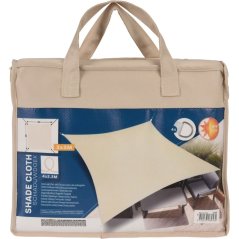 Foaie de umbră pătrat 3 m crem