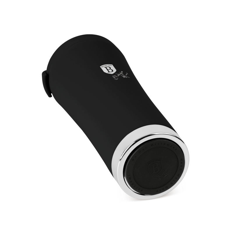 Cană termos din oțel inoxidabil cu pereți dubli 0,5 l Colecția Matte Black