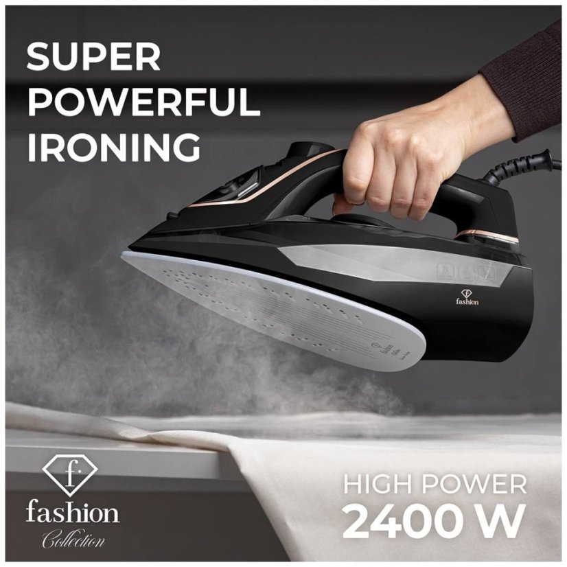 Žehlička napařovací 2400 W Black Rose Collection