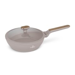 Pánev hluboká  s poklicí 24 cm Taupe Nordic Collection