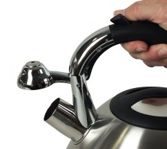 Konvice pískací VARUS, nerez 3 l, stříbrná