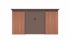 Casuta de gradina G21 GRAH 483 - 340 x 142 cm, maro