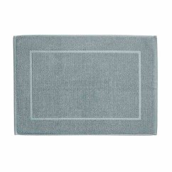 Alfombrilla de baño Lavinia 100% algodón orgánico 50 x 70 cm azul