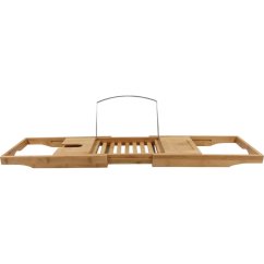 Polička bambusová na vaňu flexibilná 70-105 x 22cm
