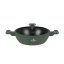 Kastrol s titanovým povrchem a poklicí 28 cm Matte Green Collection