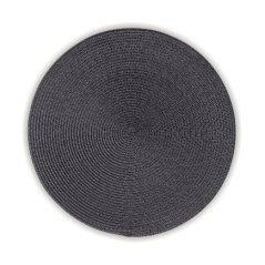 Serviciu de loc KIMYA PP-plastik gri H 0,2cm / Ø 38cm