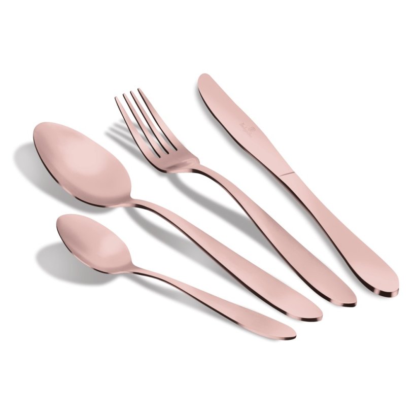 Sada příborů 24 ks Rosegold Metallic Line