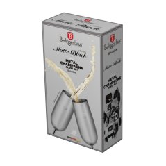 Sada sklenic 2 ks 260 ml na šampaňské Silver