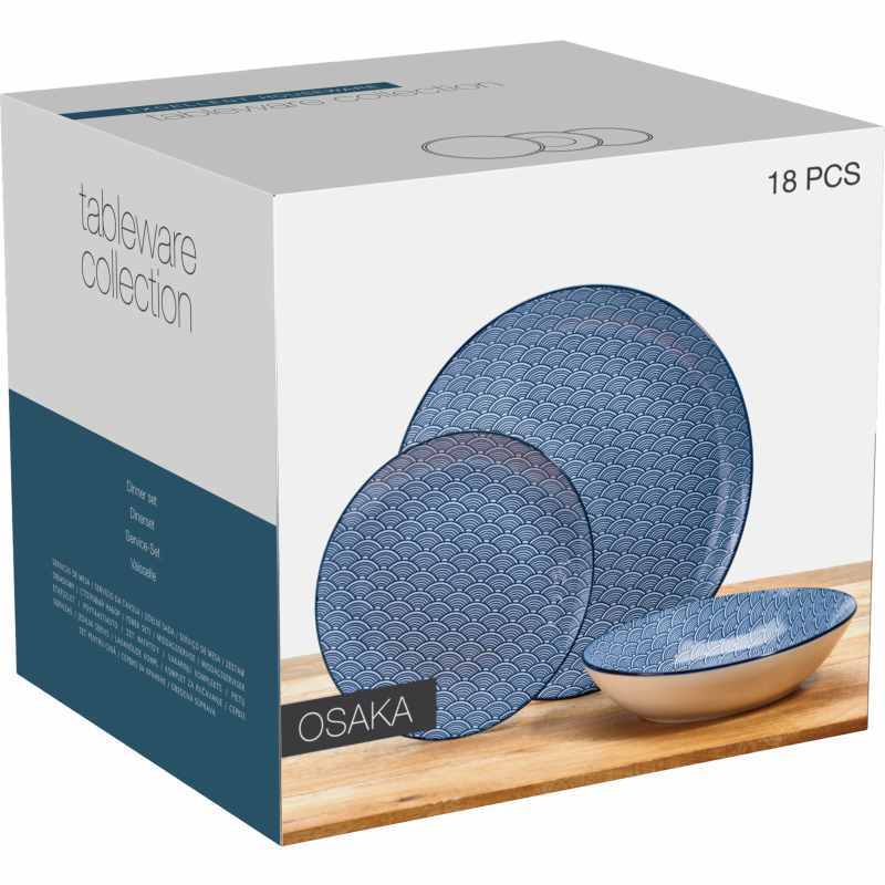 Jídelní sada porcelánová 18 ks