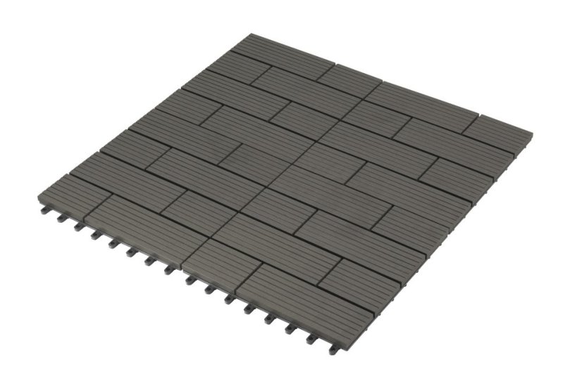 Baldosa de WPC G21 Samoa, Incana 2,3 x 30 x 30 cm