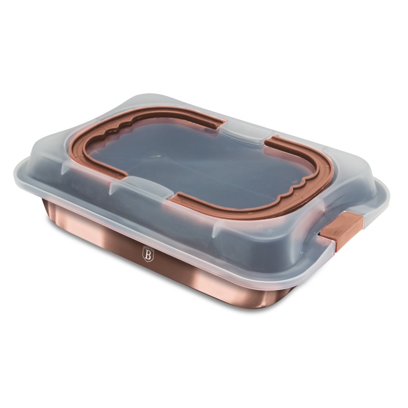 Bandeja de horno con tapa portátil Colección Black Rose