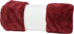 Deka flanel 130 x 160 cm burgundy červená Deka flanel 130 x 160 cm burgundy červená