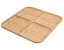 Bandeja de madera para servir 30 x 30 cm Bandeja de madera para servir 30 x 30 cm