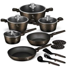 Sada nádobí s titanovým povrchem 15 ks Primal Gloss Collection Sada nádobí s titanovým povrchem 15 ks Primal Gloss Collection
