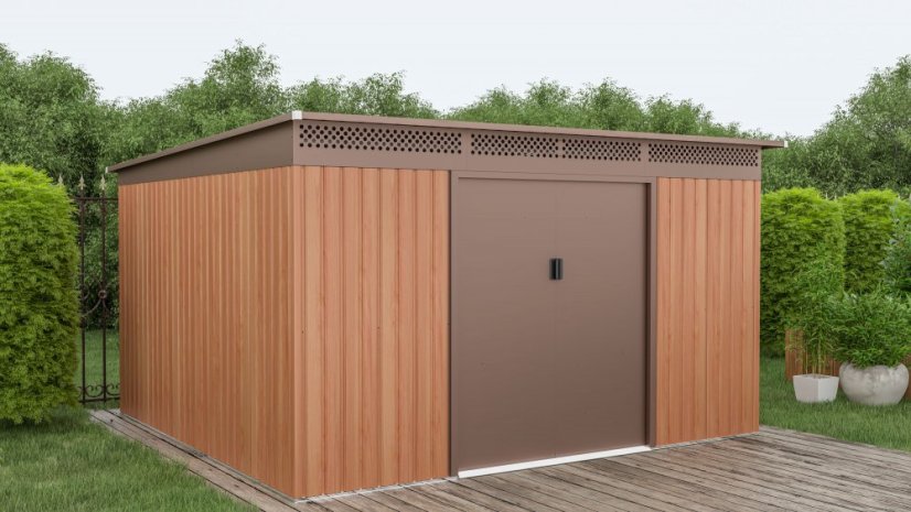 Casuta de gradina G21 GRAH 1132 - 340 x 333 cm, maro
