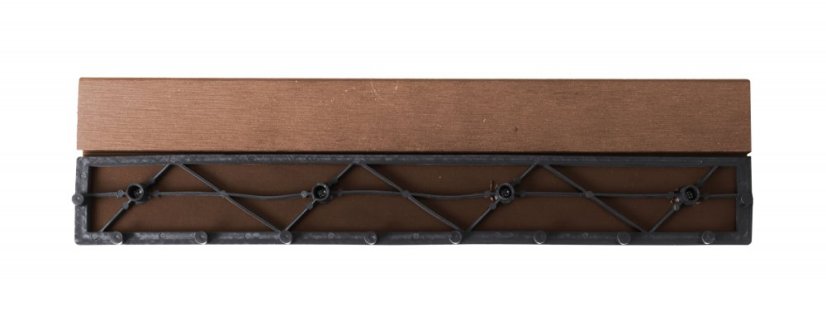 Bandă de tranziție G21 Cherry pentru plăci WPC, 30 x 7,5 cm drepte