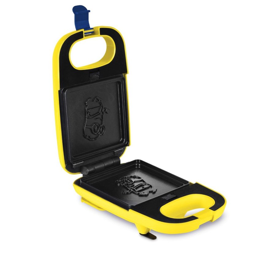 Aparat de făcut sandvișuri 3 în 1 cu plăci interschimbabile, 600 W, colecția MINIONII