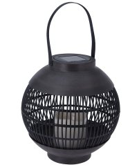 Lampáš solárny s LED sviečkou 22 x 23 cm