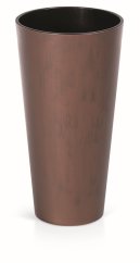 Maceta Prosperplast TUBUS SLIM CORTEN acero patinado 30 cm