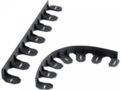 Bordur ascuns Prosperplast 4,5 cm x 4,8 m negru