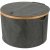 Coș de depozitare cu margine din bambus rotund 38 x 24,5 cm