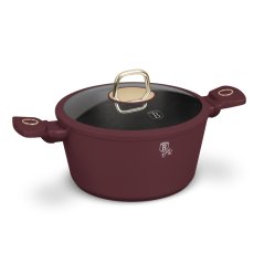Kastrol s titanovým povrchem a poklicí 24 cm Leonardo Collection Kastrol s titanovým povrchem a poklicí 24 cm Leonardo Collection