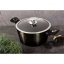 Kastrol s mramorovým povrchem 24 cm Shiny Black Collection 2 poklice