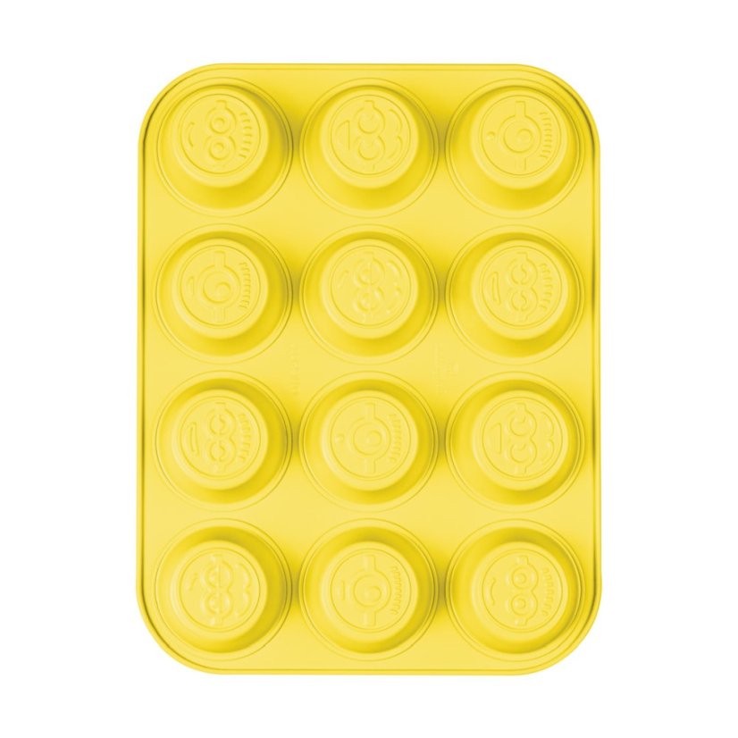 Forma na muffiny s titánovým povrchom, 12 ks, kolekcia MIMONI