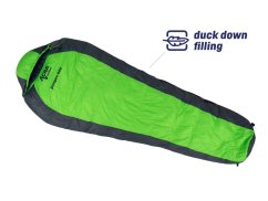 Saco de dormir Acra Pongee 800 - 210 cm, plumón de pato