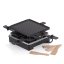 Raclette/Grill Geneva litý hliník černý 4 osoby 21,5x21,5x12,0cm