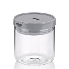 Dóza ARIK skleněná šedá 0,6 l