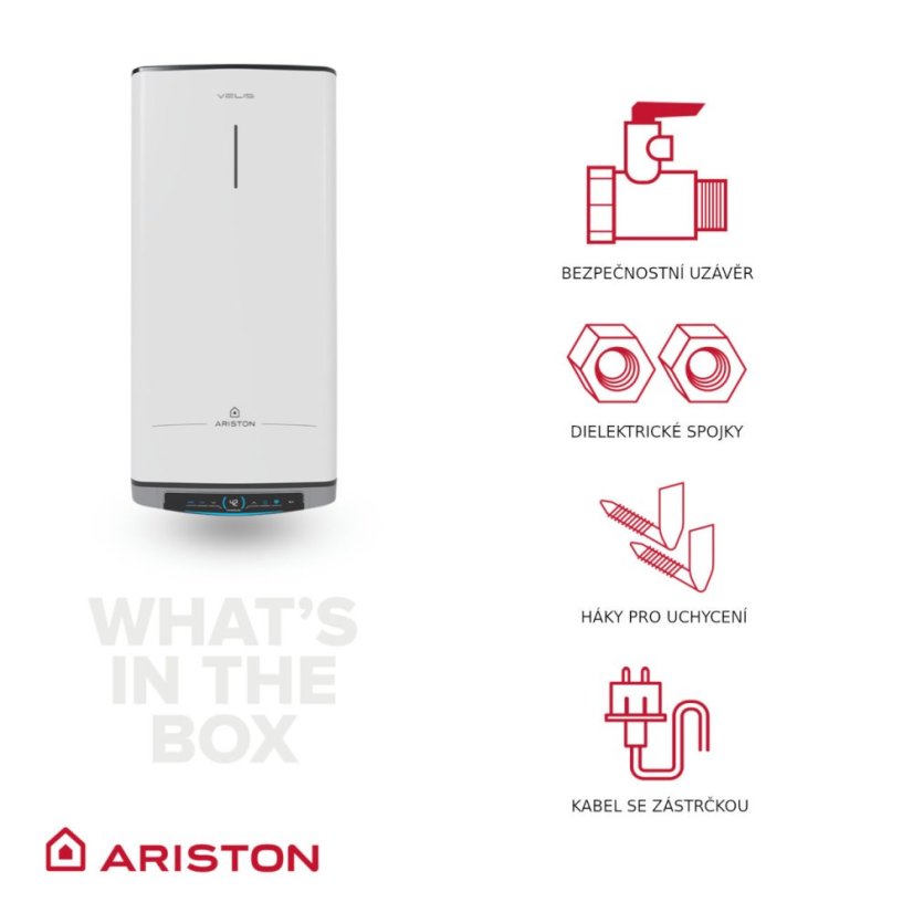 Boiler electric mediu 100 l orizontal / vertical VELIS DUNE WIFI 100 EU