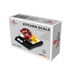 Digitálna kuchynská váha 6 kg Matte Black Collection