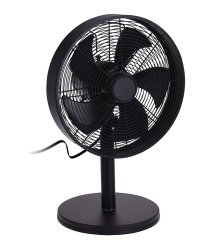 Ventilátor stolný 31 cm kovový čierny