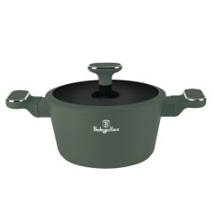Kastrol s titanovým povrchem a poklicí 20 cm Matte Green Collection Kastrol s titanovým povrchem a poklicí 20 cm Matte Green Collection