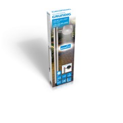 Lámpara solar LED para jardín 8,6x65x16cm