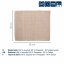 Alfombra de baño Miu mezcla algodón/poliéster azul humo 65,0x55,0x1,0cm Alfombra de baño Miu mezcla algodón/poliéster azul humo 65,0x55,0x1,0cm