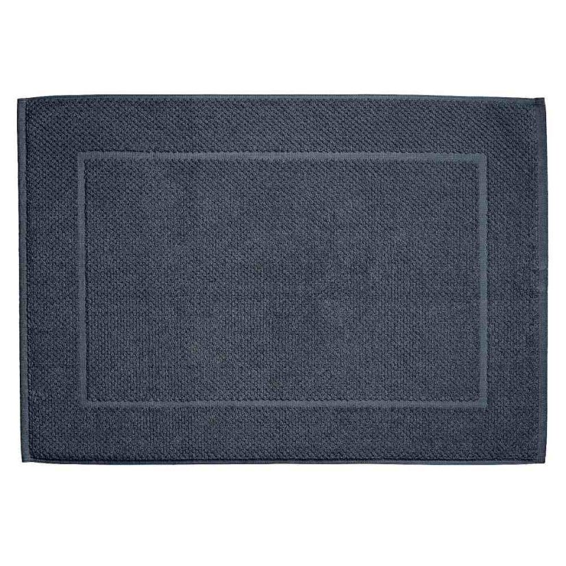 Koupelnová předložka Lavinia 100% organická bavlna tmavě modrá 60x100 cm