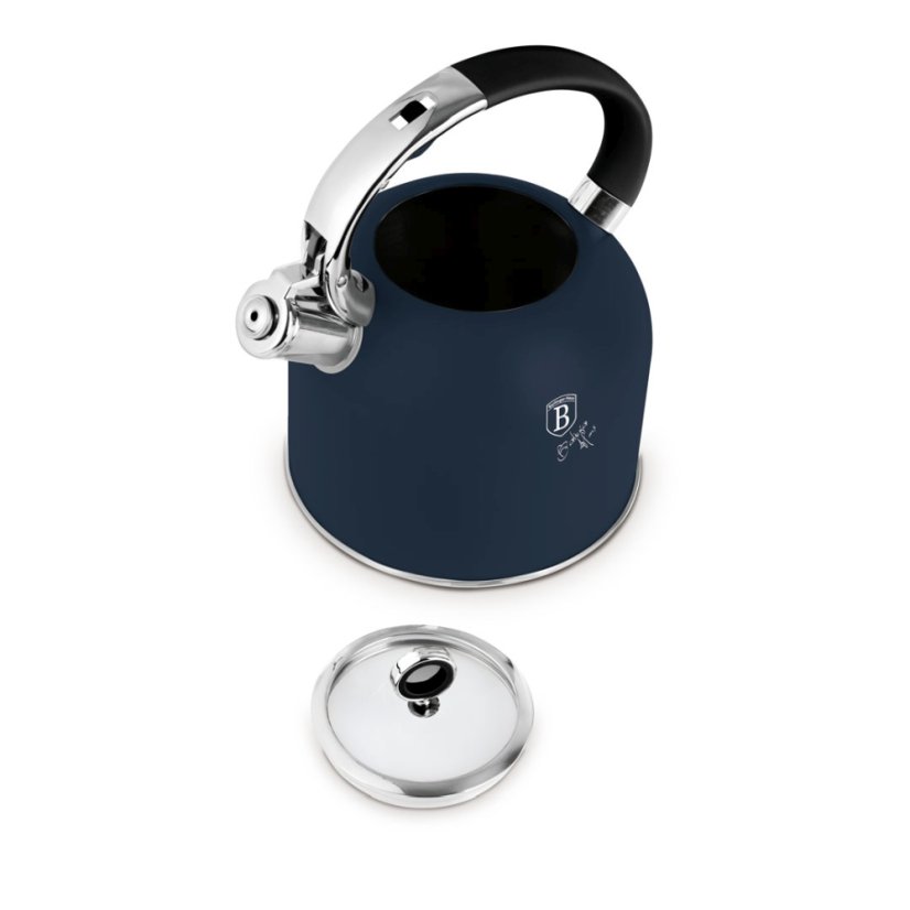 Konvice pískací se skleněným víkem 3 L Deep Sea Collection