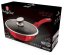 Pánev WOK s poklicí s mramorovým povrchem 28 cm Burgundy Metallic Line