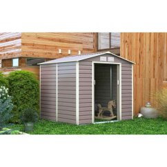 Casuta de gradina G21 GAH 407 - 213 x 191 cm, gri
