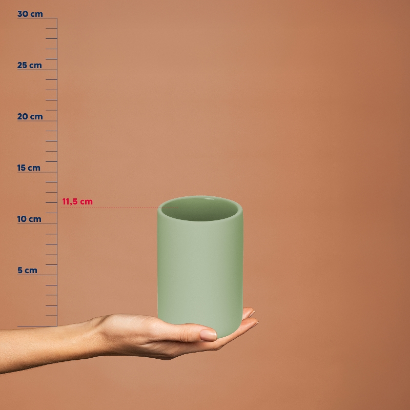 Keramický hrnek Sana pistáciově zelený 11,5 cm
