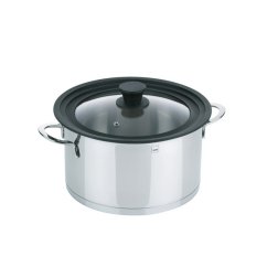 Capac universal CONCETTA, 20 cm, sticla/silicon