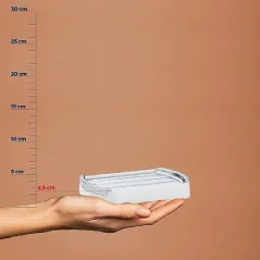 Săpunieră MARTA plastic alb