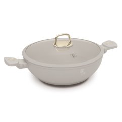 Tigaie WOK cu acoperire de titan si capac 30 cm Sahara Collection