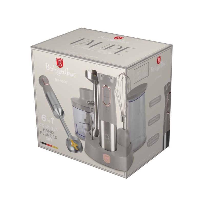 Tyčový mixér akumulátorový 200W Taupe Collection