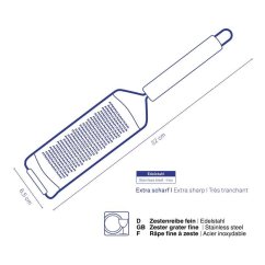 Struhadlo jemné Rondo nerez 2 mm