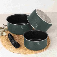 Sada nádobí s titanovým povrchem 13 ks Matte Green Collection