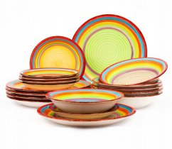Set farfurii de sufragerie Ibiza 18 buc