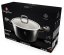 Kastrol s poklicí s mramorovým povrchem 24 cm Black Silver Collection